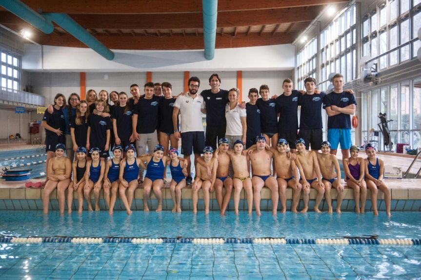 Franceschi svela i suoi segreti agli atleti del Savena Nuoto&nbsp;Team